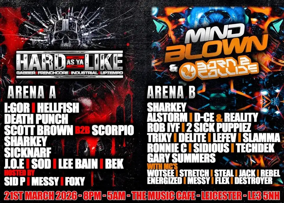 Hard As Ya Like Mindblown born to collide