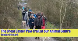 The Great Easter Paw-Trail at our Animal Centre