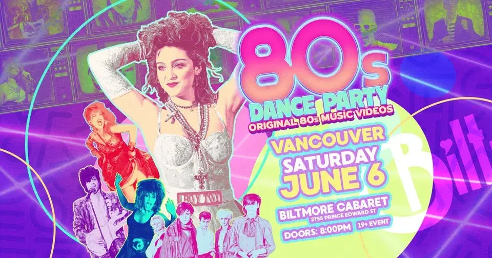 80s Dance Party Vancouver!