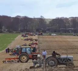 Charity ploughing match