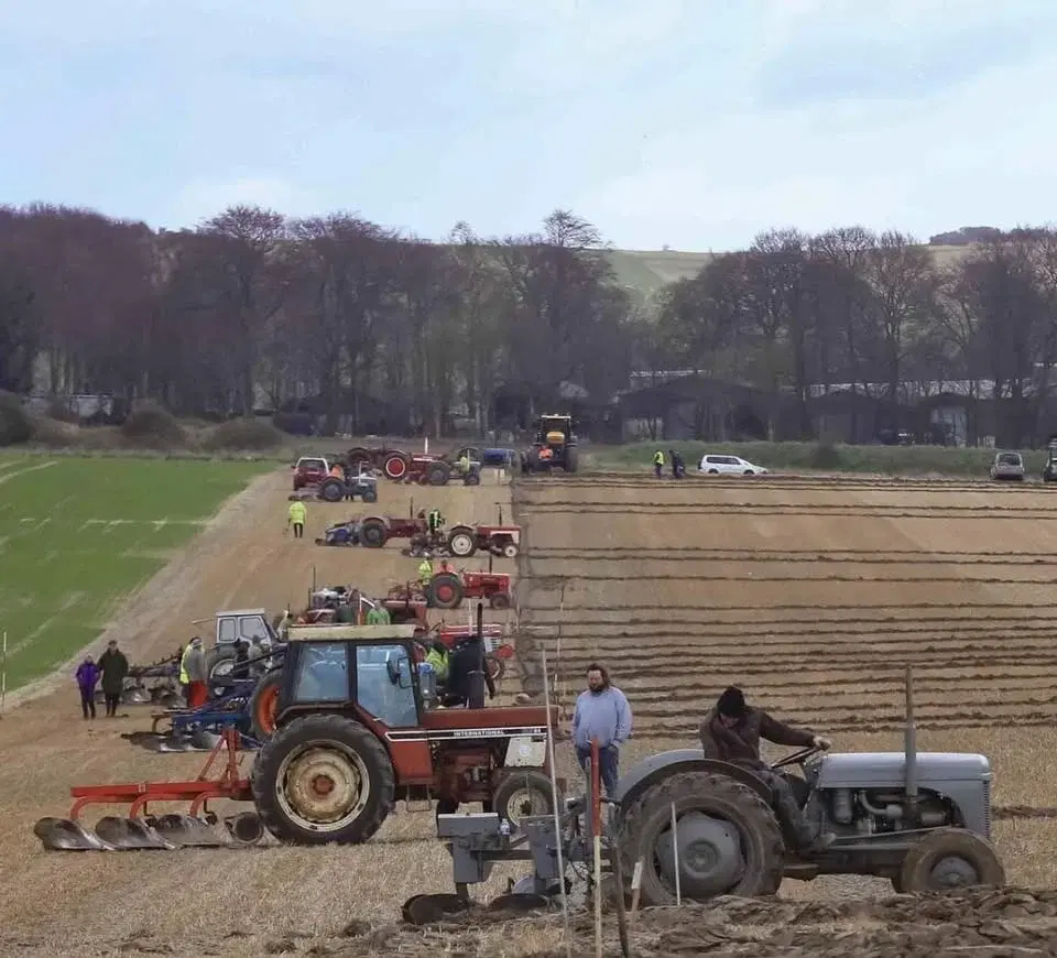 Charity ploughing match