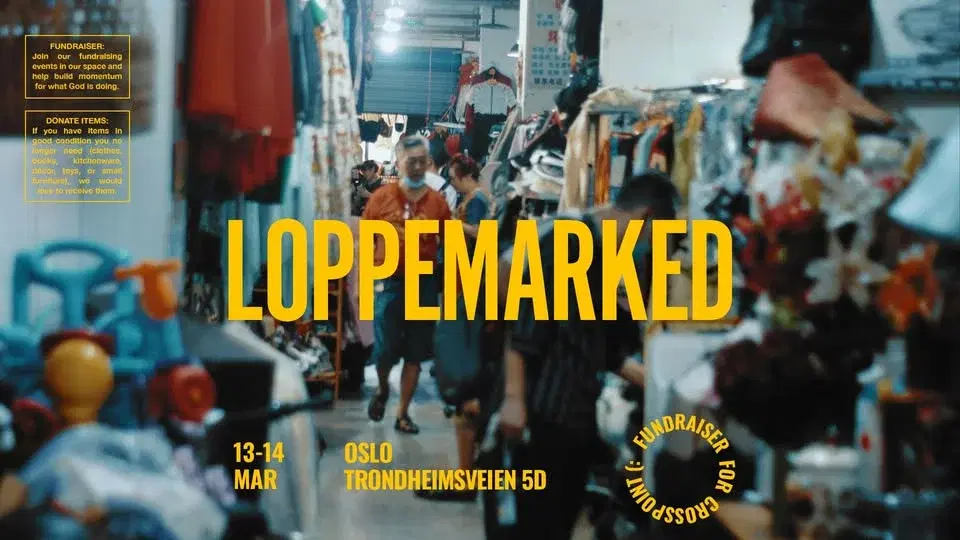 Loppemarked — Fundraiser for Crosspoint