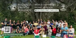 World Happiness Day Picnic, Paint, Meditate At Patch