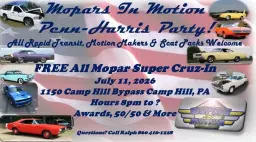 Mopars In Motion Block of Rooms for Carlisle 2026
