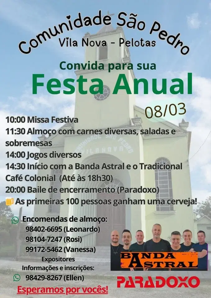 Festa comunidade São Pedro