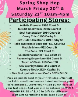 Spring Shop Hop