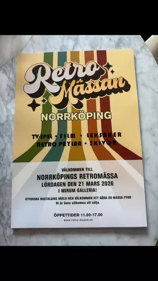 Retromässa 21 mars 2026