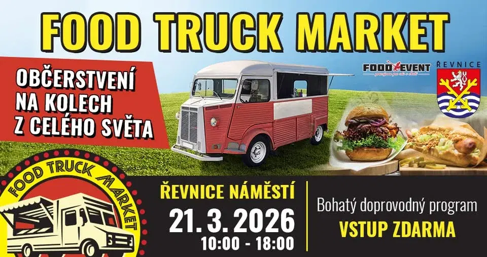 FOOD TRUCK MARKET Řevnice 21.3.2026