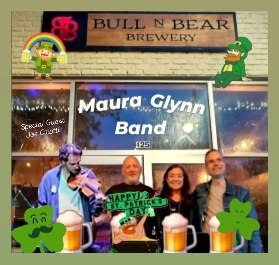 The Band Maura comes to BullnBear for a St Paddy's Celebration Saturday March 14th 8:01pm