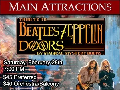 Magical Mystery Doors – Tribute to The Beatles, Led Zeppelin, The Doors