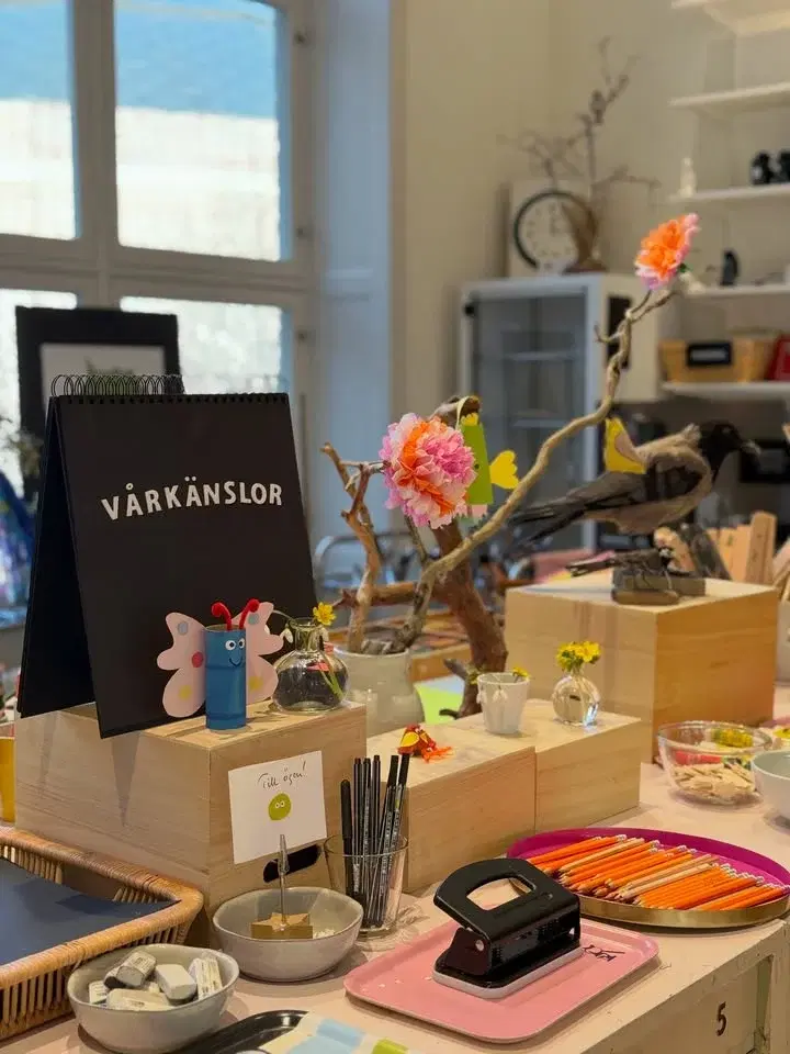 Skapa i Labbet - måla rita och inspireras av våren!