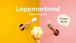 Loppmarknad 7 mars