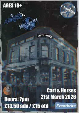 Arranthrax & Megadeth UK live @ Cart & Horses London