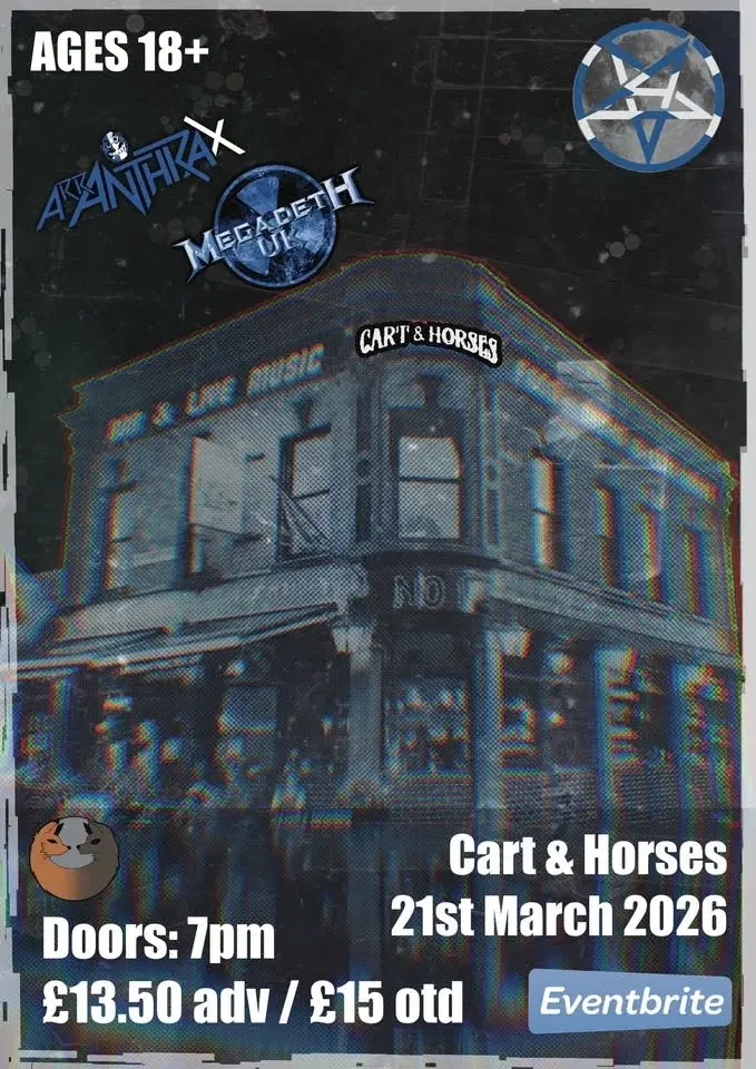 Arranthrax & Megadeth UK live @ Cart & Horses London