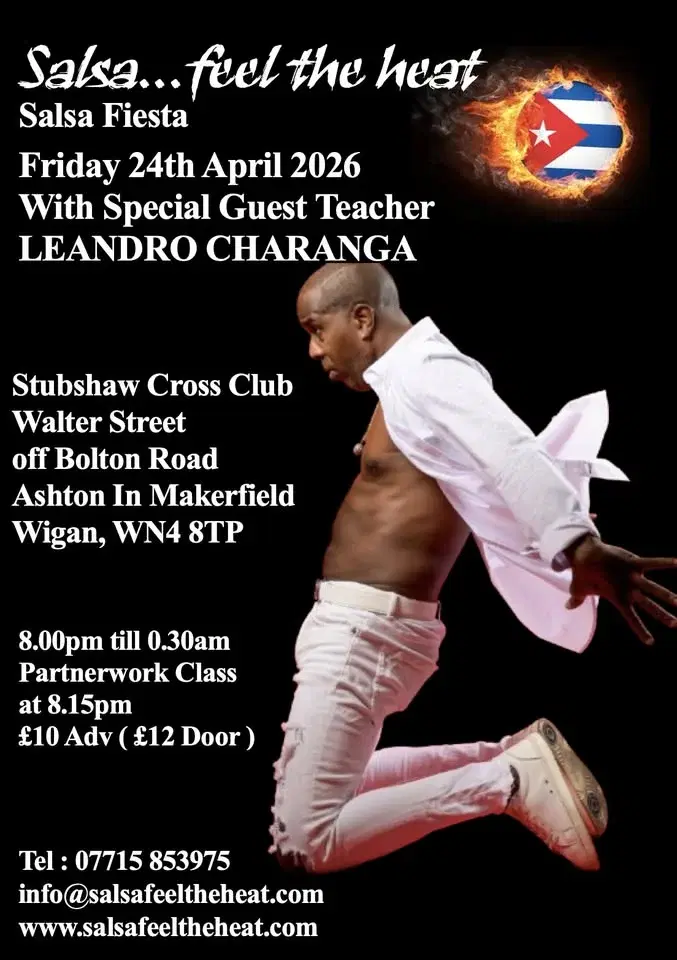 Salsa feel the heat April Salsa Fiesta