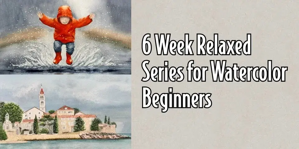 6-Week Relaxed Series for Watercolor Beginners with Leonie Wennekers