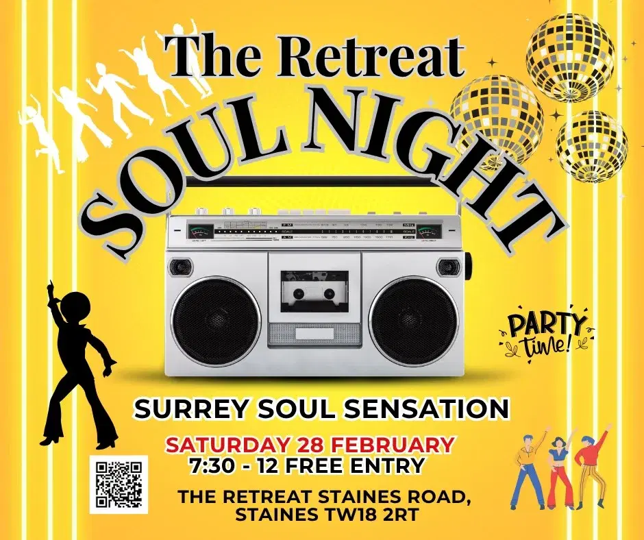 SURREY SOUL SENSATION ARE BACK AT THE RETREAT
