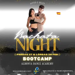 ★Bachata Måntalig Bootcamp & Party • Master Klasser • Javir & Belen (Spain) • Aldonya Dance Academy★