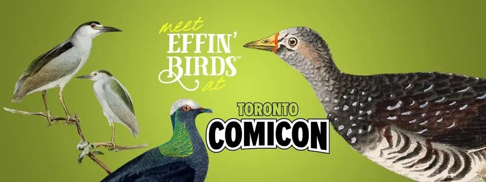 Effinâ Birds at Toronto Comicon