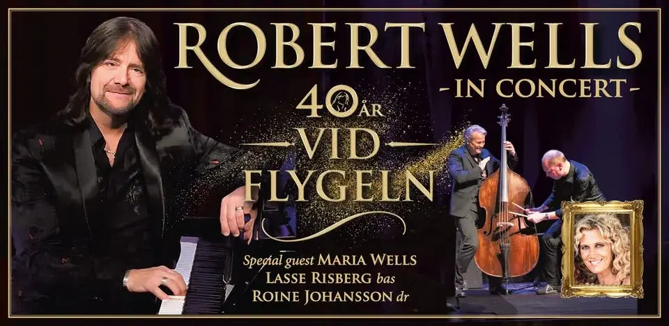 Robert Wells - 40 år Vid Flygeln