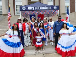 Dominican Flag Raising