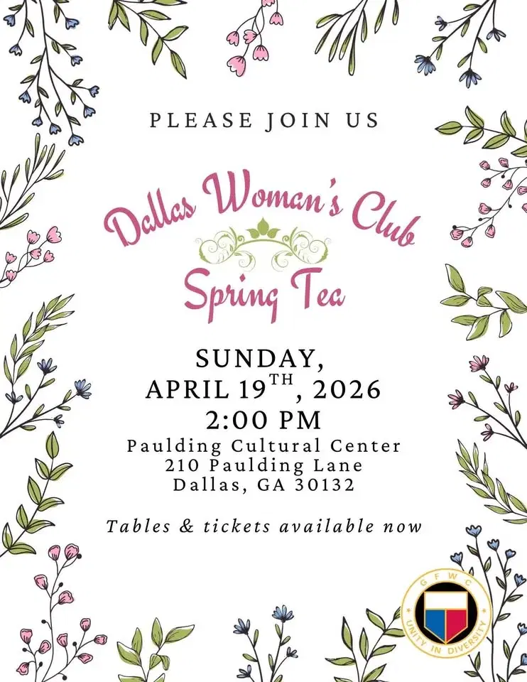 DALLAS GA WOMAN'S CLUB SPRING TEA đ”