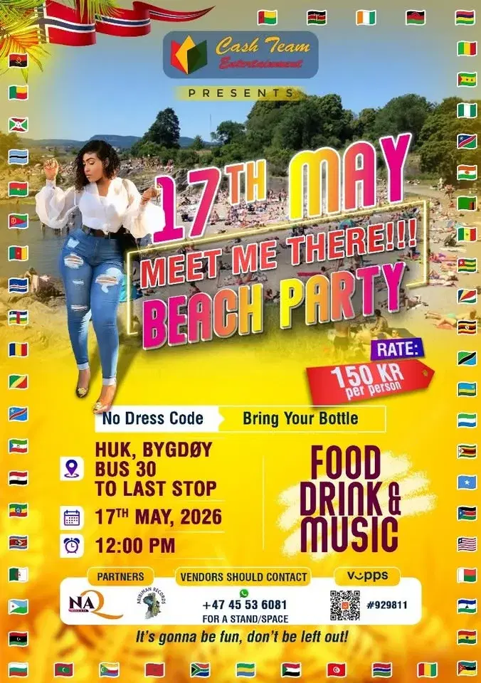 17TH MAY BEACH PARTY (MEET ME THERE)
