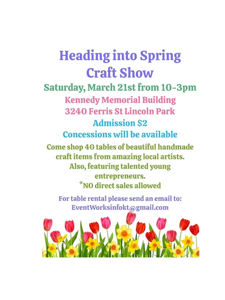 HEADING INTO SPRING CRAFT SHOW