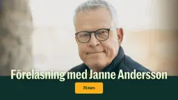 Föreläsning med Janne Andersson