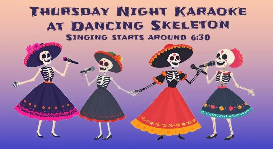 Karaoke at Dancing Skeleton