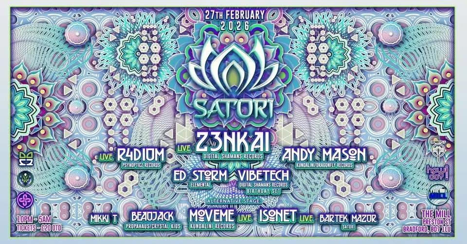 Satori Presents - Z3NKAI, R4DIUM, MOVEME & ISONET