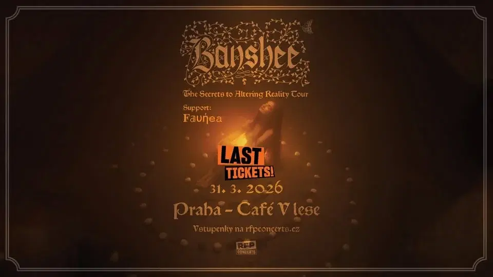Banshee (US) + Special Guest: Faunea - PRAGUE - LAST TICKETS!