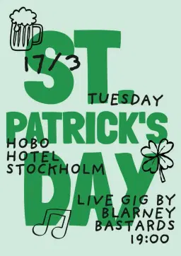 St Patrick's Day @Hobo Sthlm