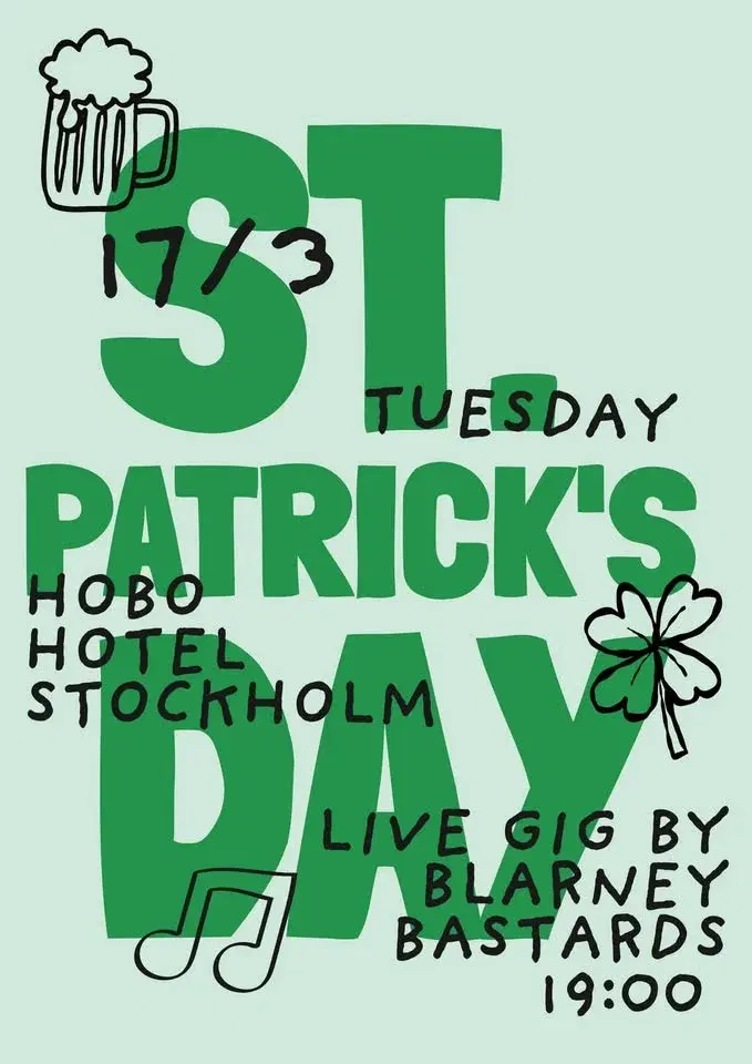 St Patrick's Day @Hobo Sthlm