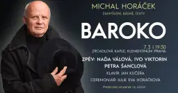 Baroko: Michal Horáček & hosté - 7.3.2026 Zrcadlová kaple Klementina