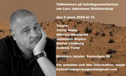Seminarium om Lars Jakobsons författarskap
