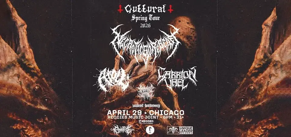 Necroticgorebeast / Atoll / Carrion Vael / Orbital Gate / Violent Testimony at Reggies