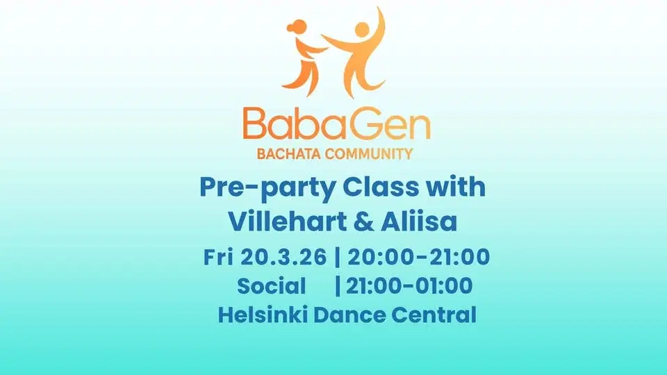 BabaGen: Preparty Class with Villehart and Aliisa & Social