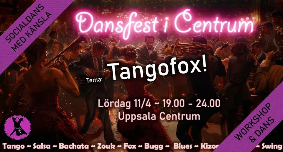 Nyhet: Tangofox i Uppsala Centrum