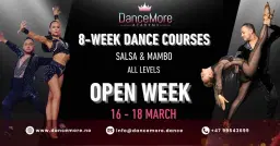 New 8-Week Dance Courses - OPEN WEEK 16 - 18 MARCH