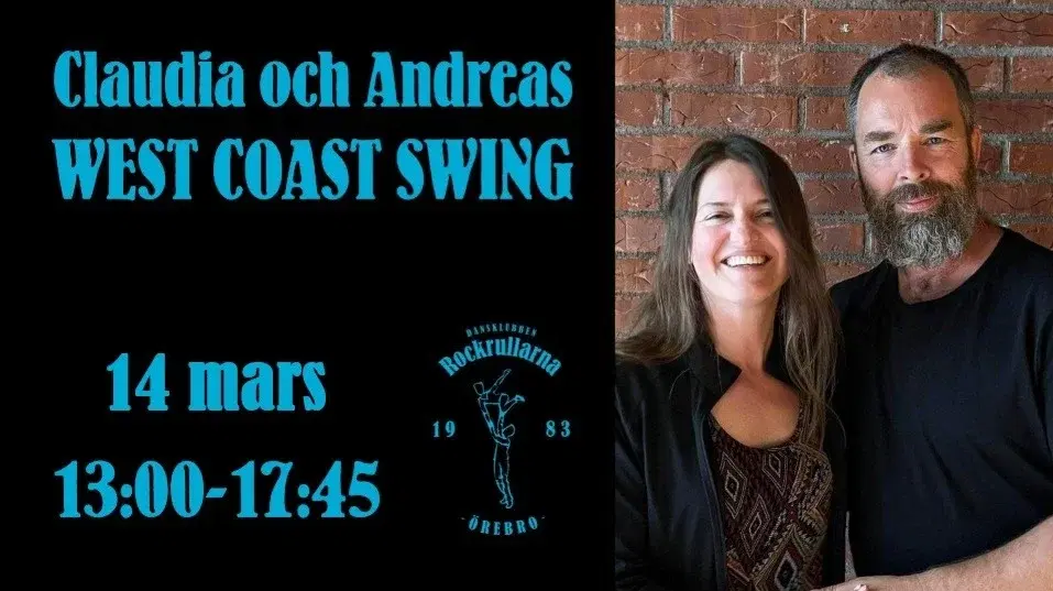 West Coast Swing Intensiv med Andreas och Claudia - Avancerad nivå & Tävlingsträning