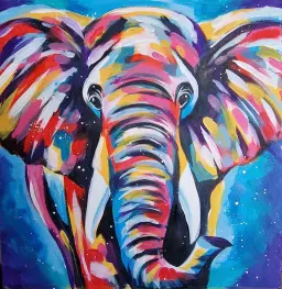 Elephant Paint & Cake event at Imagination, Bath Place, Taunton