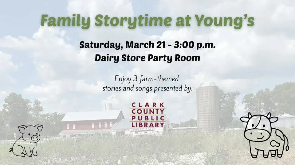 Family Storytime at Young's Jersey Dairy