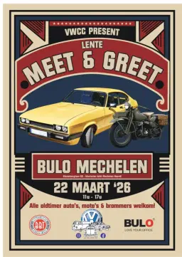 VWCC Lente Meet & Greet 2026 - Bulo Mechelen