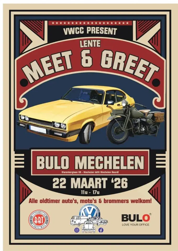 VWCC Lente Meet & Greet 2026 - Bulo Mechelen