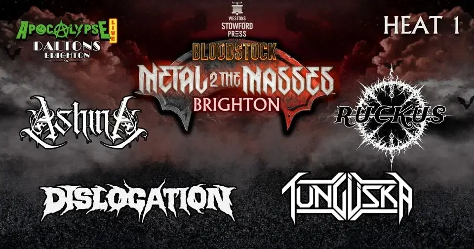 BRIGHTON Bloodstock Metal To The Masses - HEAT 1