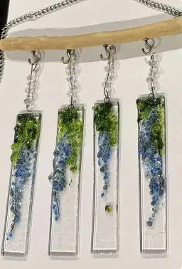 Glass Fusion Wind Chimes