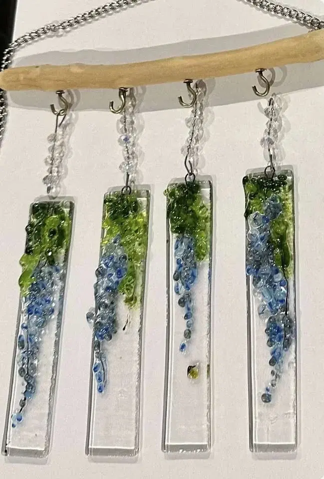 Glass Fusion Wind Chimes