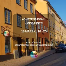 KONSTENS KVÄLL på Hornsgatspuckeln | KONSTOCHFOLK