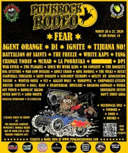 PUNK ROCK RODEO - San Diego, Ca w/ FEAR, Agent Orange, DI & more!